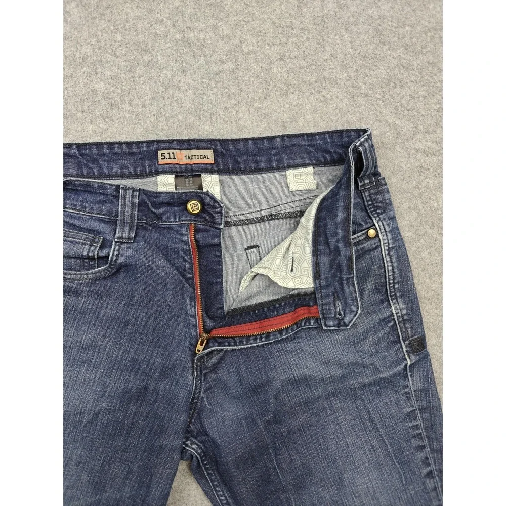 5.11 Tactical Jeans Mens 34x32 Blue Medium Wash Regular Straight Denim Pants